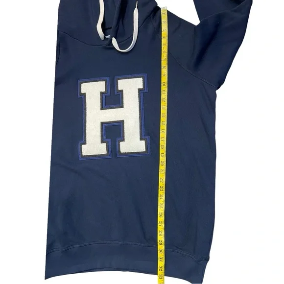 Good American Good Hoodie "H" Varsity Letter Cotton - Picture 8 of 9